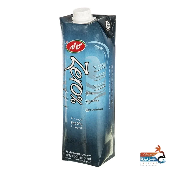 جزییات محصول شير 1 ليتري بدون لاكتوز زيرو كاله