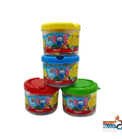 قیمت و خرید خمیربازی 5 رنگ سطلی آریا مدل 1062