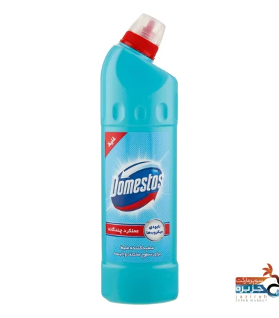 جرم گیر و سفید کننده آبی 750 گرمی دامستوس هایپر مارکت چند منظوره