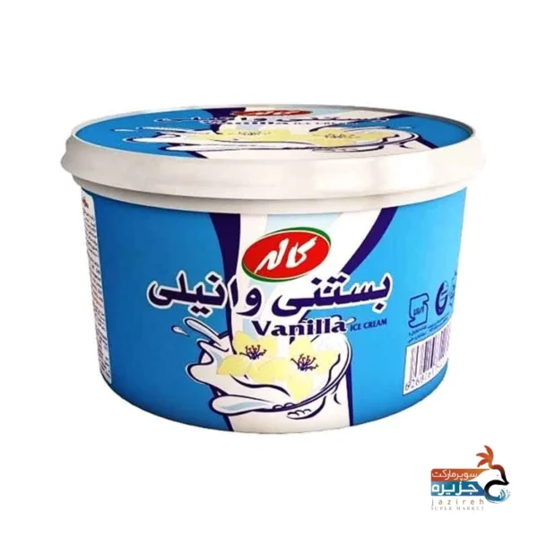 بستنی وانیلی کاله حجم نیم لیتر فروشگاه اینترنتی سروش