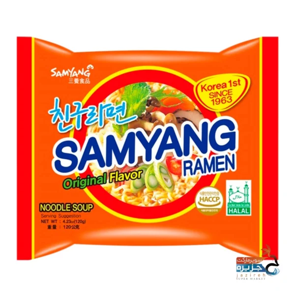 نودل رامیون سبزیجات تند