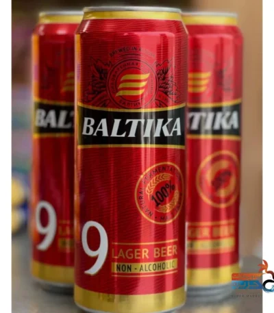 آبجو بدون الکل بالتیکا قرمز روسی 500 میلی لیتر