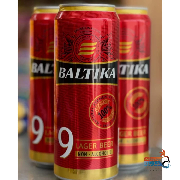 image_1760283554_3773 آبجو بدون الکل بالتیکا قرمز روسی 500 میلی لیتر