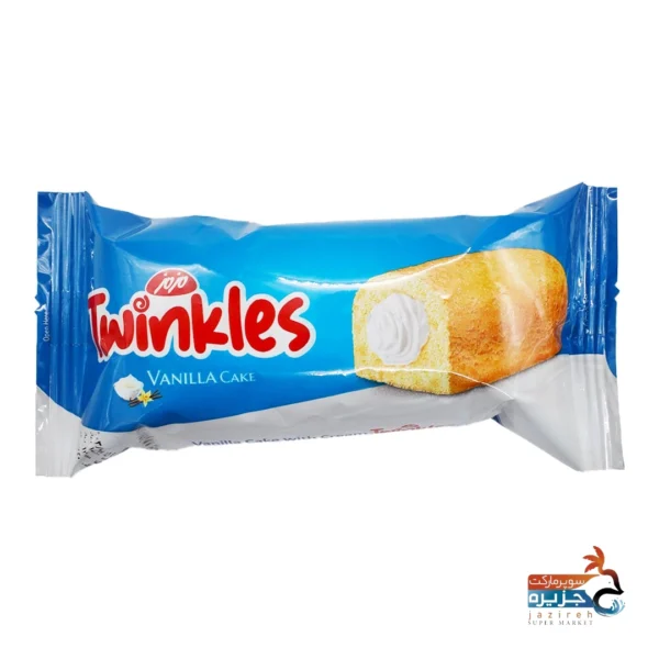 کیک وانیلی توئینکلز کیک میک با کرم خامه 40 گرمی پویاشاپ پویا شاپ