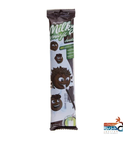 نی شیر شکلاتی میلکی 5 عددی مجیک