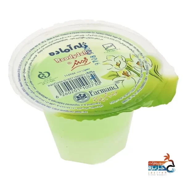 ژله آماده دو رنگ فرمند لیوانی 80 گرمی