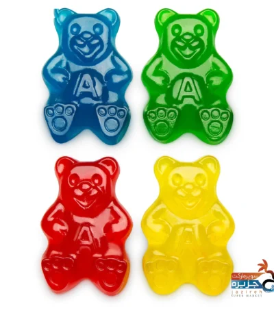 مشخصات، قیمت و خرید پاستیل خرسی میوه ای آیدین 1000 گرم