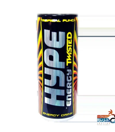 نوشیدنی انرژی زا با طعم استوایی قوطی 250 میل هایپ فروشگاه