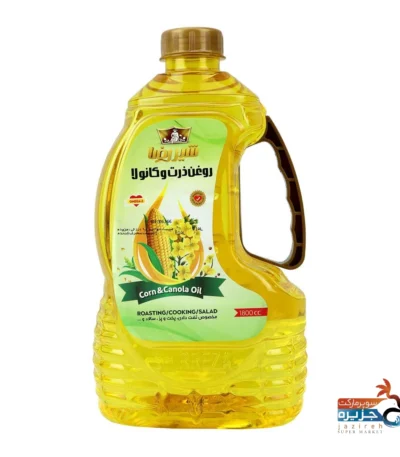 روغن ذرت و کانولا شیررضا 18 لیتری قیمت ، خرید آنلاین بازار