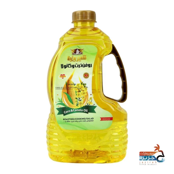روغن ذرت و کانولا شیررضا 18 لیتری قیمت ، خرید آنلاین بازار
