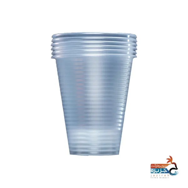 لیوان یکبار مصرف پلاستیکی درجه 1 کد 3024 یکجاپک