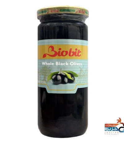 زیتون سیاه بی هسته 500گرم بایوبیت سوپرمارکت آنلاین ویکوباکس