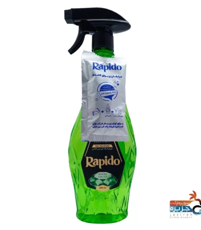 شیشه پاک کن غیر الکلی راپیدو 500 میلی لیتر کنسانتره شیشه پاک کن