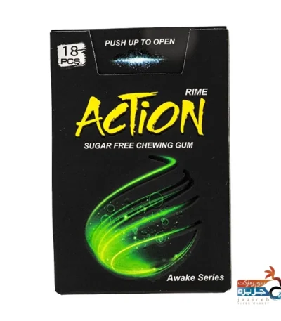 آدامس بیداری با طعم رایم نعنا خنک اکشن پویاشاپ