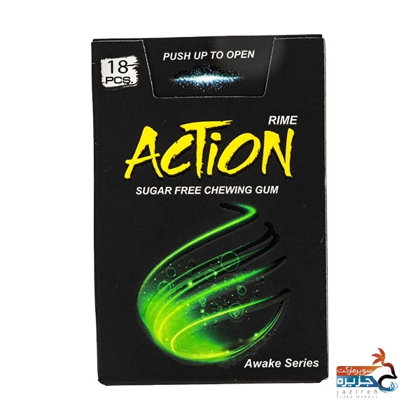 آدامس بیداری با طعم رایم نعنا خنک اکشن پویاشاپ