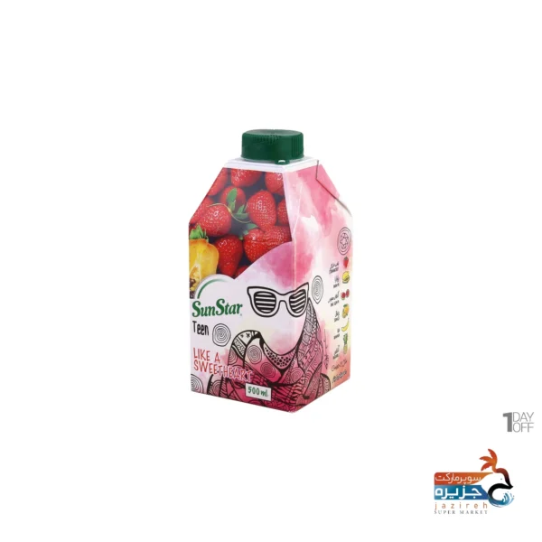 خرید نکتار مخلوط توت فرنگی، پاپایا، گواوای صورتی، پرتقال، موز و