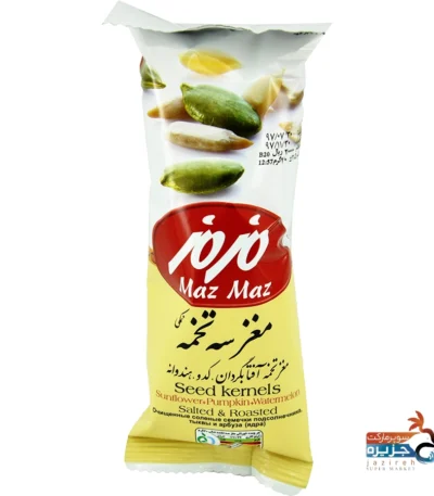 مغز سه تخمه نمکی مزمز