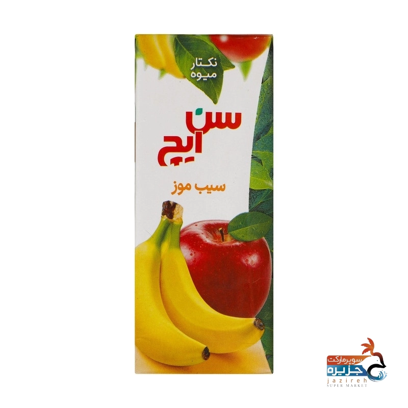 image_1760497972_6907 آبمیوه سیب موز 200 میلی لیتر سن ایچ