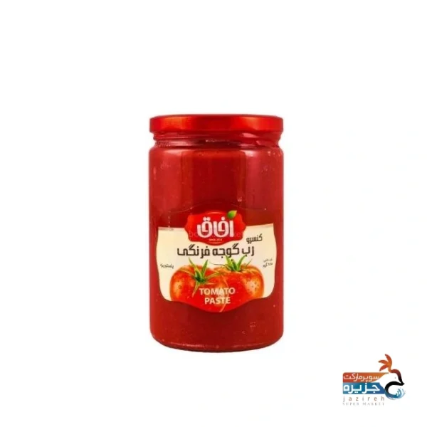 رب گوجه فرنگی شیشه ای 680 گرم آفاق