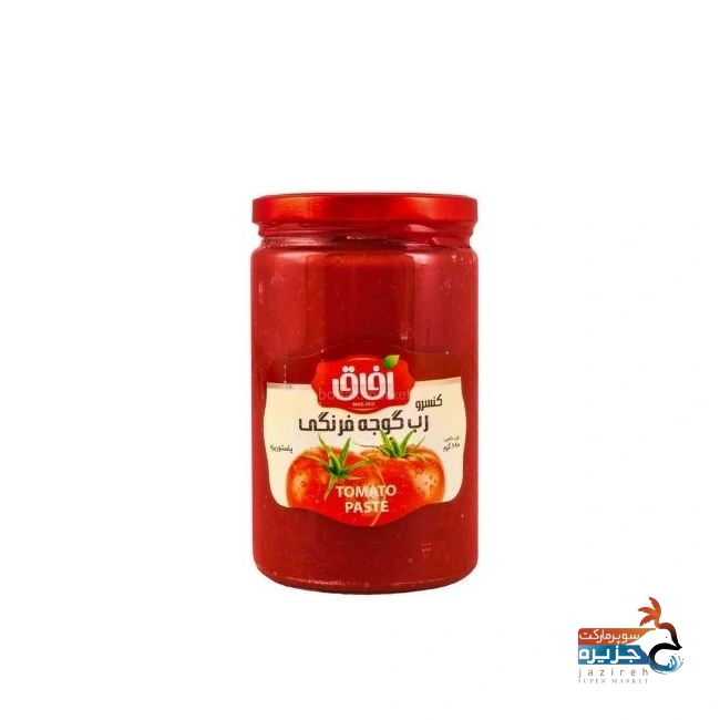 image_1760763443_6465 رب گوجه فرنگی شیشه ای 680 گرم آفاق