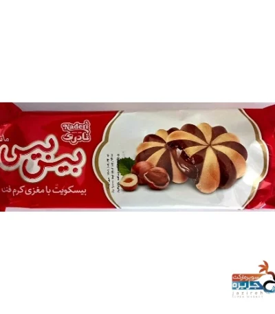 بیسکویت با مغز کرم فندق