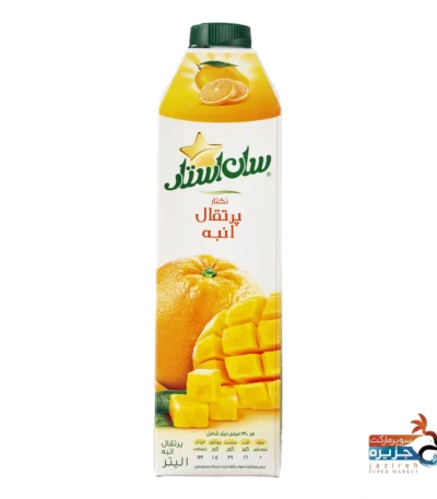 ابمیوه پرتقال انبه یک لیتری