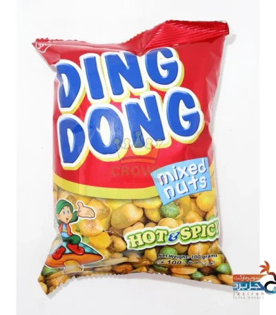 دینگ دونگ تند و آتشین مخلوط مغزها 100 گرم