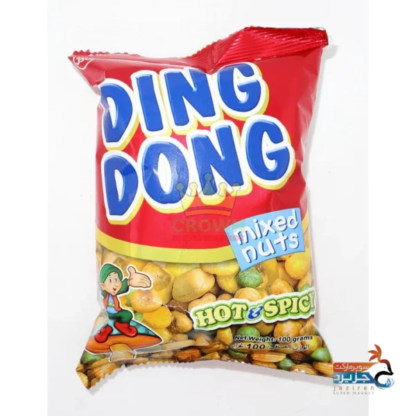 دینگ دونگ تند و آتشین مخلوط مغزها 100 گرم