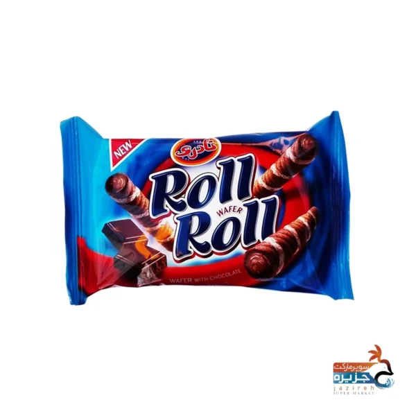 ویفر رول رول با مغز کاکائو