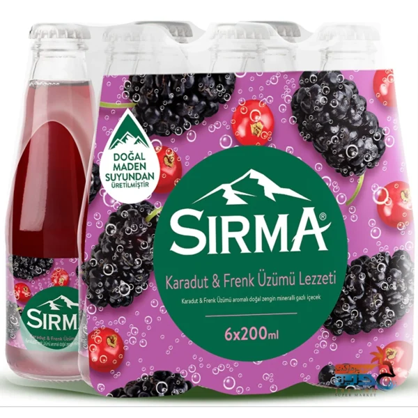 اب گازدار طعم شاتوت