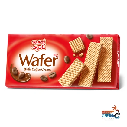 ویفر با کرم طعم قهوه نادری