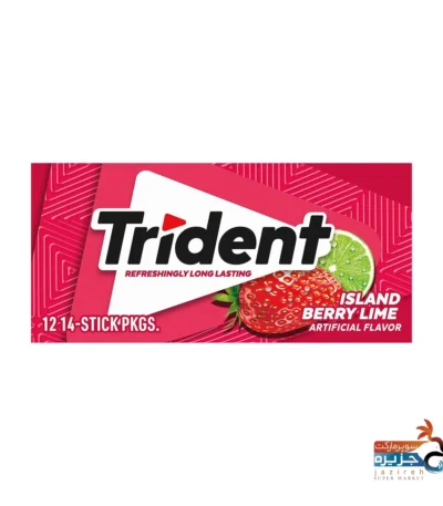 تریدنت توت فرنگی لیمو