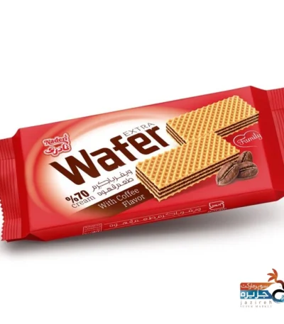 ویفر با کرم طعم قهوه