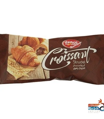 کروسان مغزدار شکلاتی نان رضوی 60 گرمی