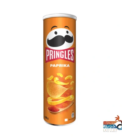 چیپس استوانه ای پاپریکا پرینگلز 165 گرم