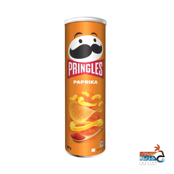 چیپس استوانه ای پاپریکا پرینگلز 165 گرم