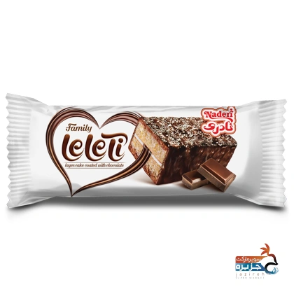 کیک لایه دار با روکش کاکائویی