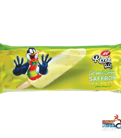 بستنی چوبی زعفرانی