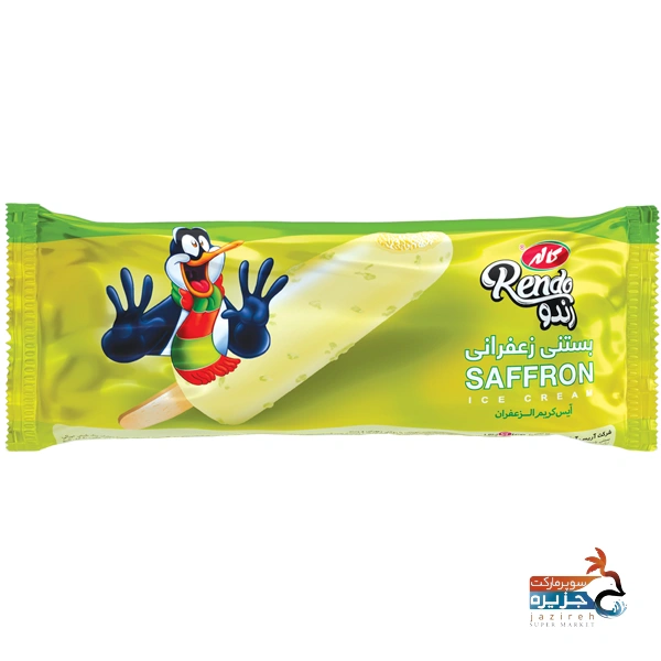 بستنی چوبی زعفرانی