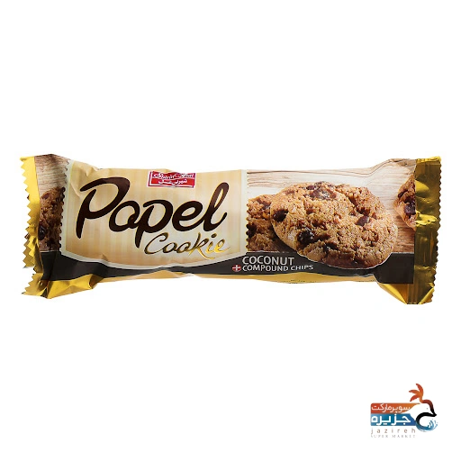 بیسکویت نارگیلی با چیپس شکلاتی